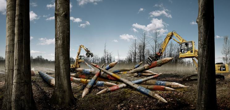 Жесткий креатив от фотографа Koen Demuynck