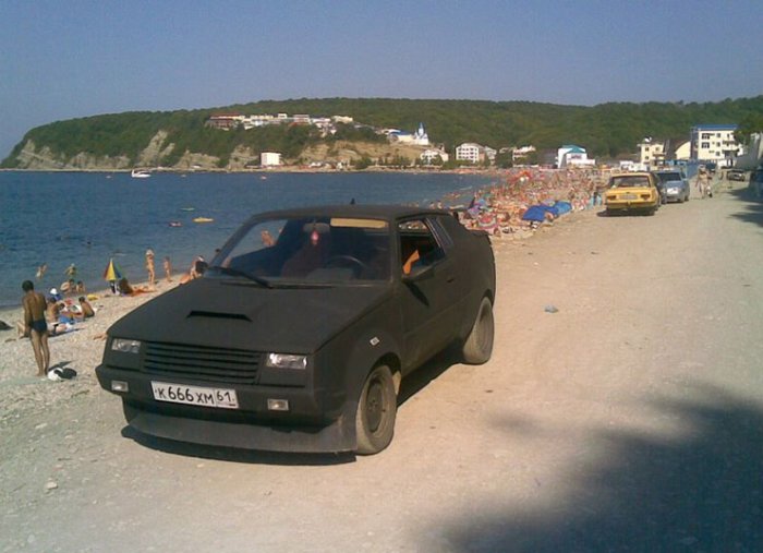 Тюнинг российских автомобилей - суров и беспощаден.