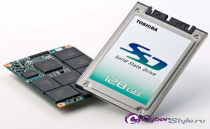 Новый рекорд — 128-гигабайтный SSD-накопитель Toshiba