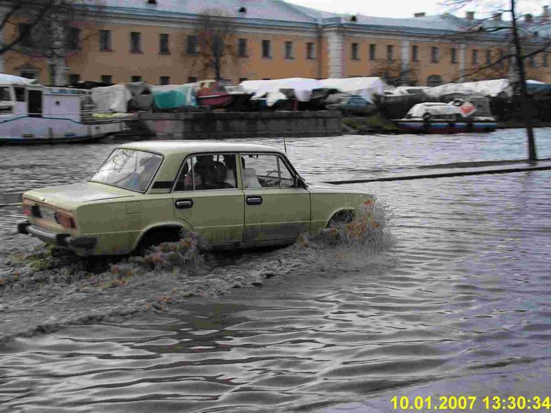 Наводнение в СПб 2007