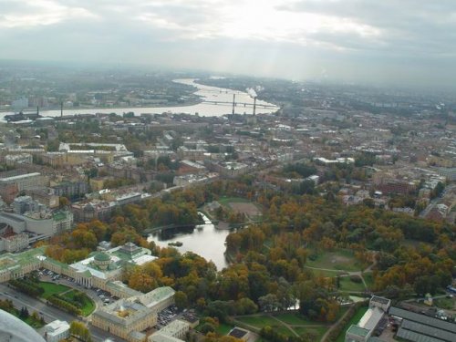 Санкт-Петербург с высоты птичьего полёта