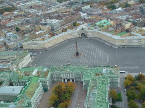 Санкт-Петербург с высоты птичьего полёта