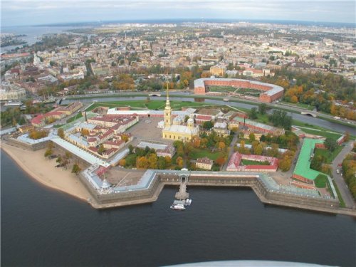 Санкт-Петербург с высоты птичьего полёта