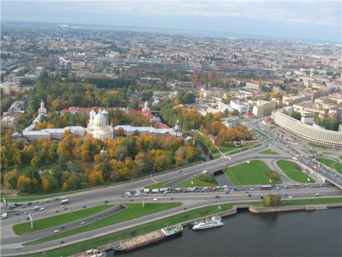 Санкт-Петербург с высоты птичьего полёта