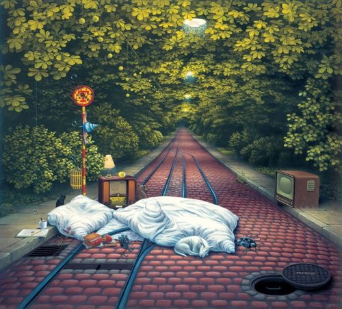 Рисунки художника Jacek Yerka