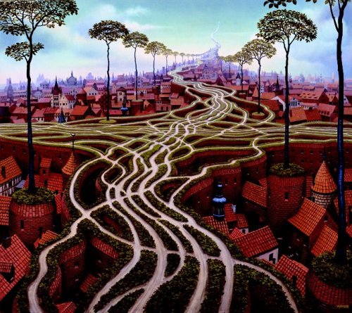 Рисунки художника Jacek Yerka