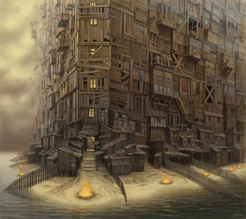 Рисунки художника Jacek Yerka