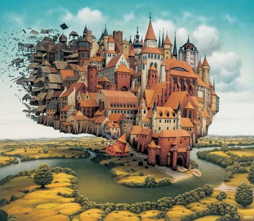 Рисунки художника Jacek Yerka