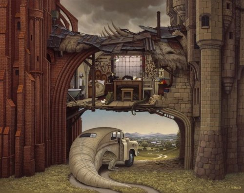 Рисунки художника Jacek Yerka