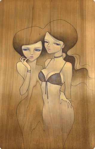 Чувственные работы Audrey Kawasaki