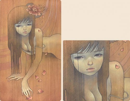 Чувственные работы Audrey Kawasaki