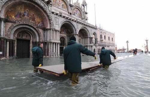 Венеция под водой 