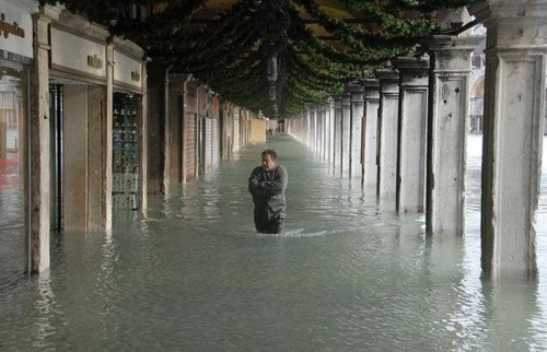 Венеция под водой 