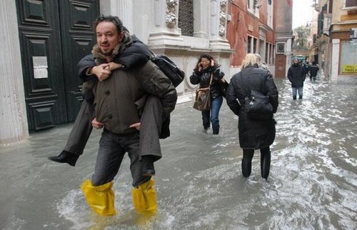 Венеция под водой 