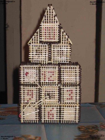 Поделки из спичек