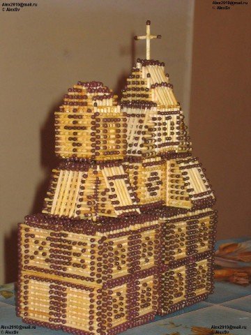 Поделки из спичек