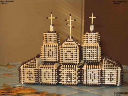 Поделки из спичек