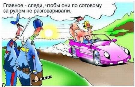 ДПС глазами карикатуристов