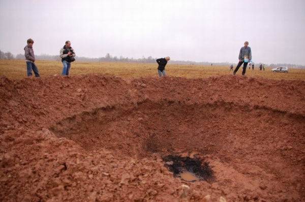 Метеорит в Латвии - фальшивка