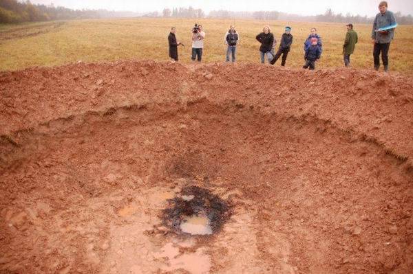 Метеорит в Латвии - фальшивка