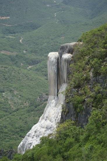 Hierve El Agua застывший водопад