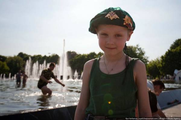 Празднование дня пограничника в Москве