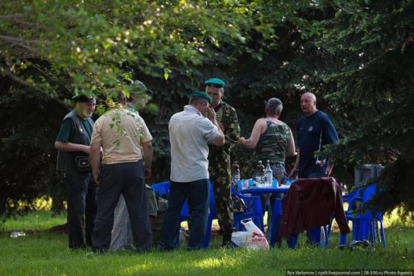 Празднование дня пограничника в Москве