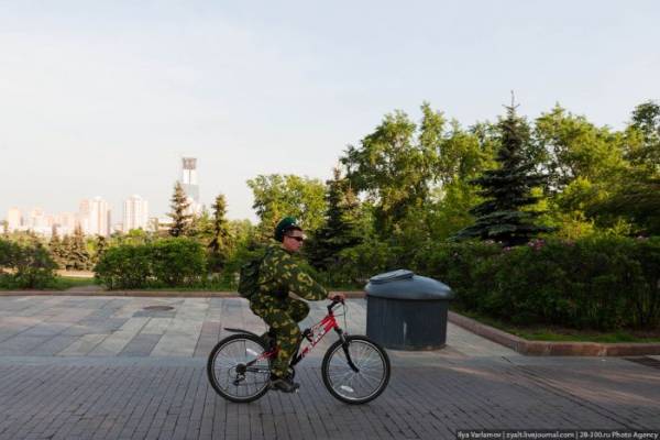 Празднование дня пограничника в Москве