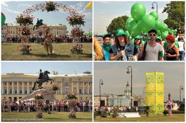 Международный фестиваль цветов в Петербурге