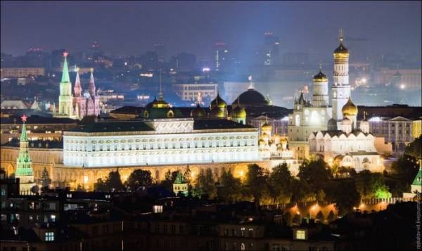 Виды Москвы с памятника Петру I