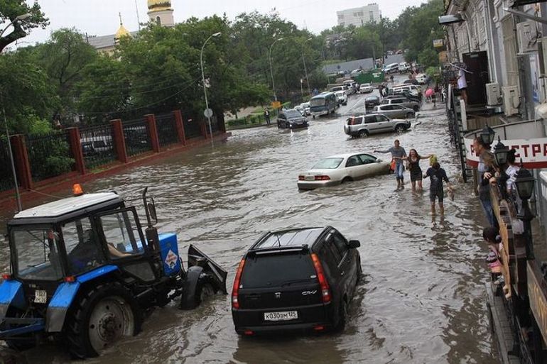 Дождь во Владивостоке (42 фото)