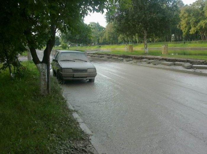 Ремонт дороги в Санкт-Петербурге