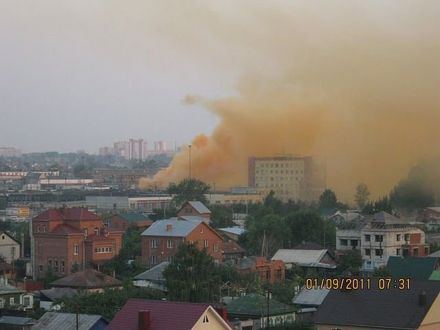 Утечка брома в Челябинске