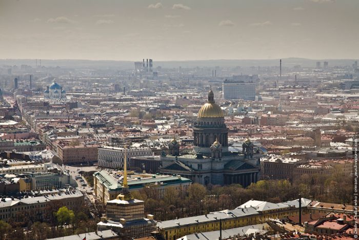 Санкт-Петербург  с высока