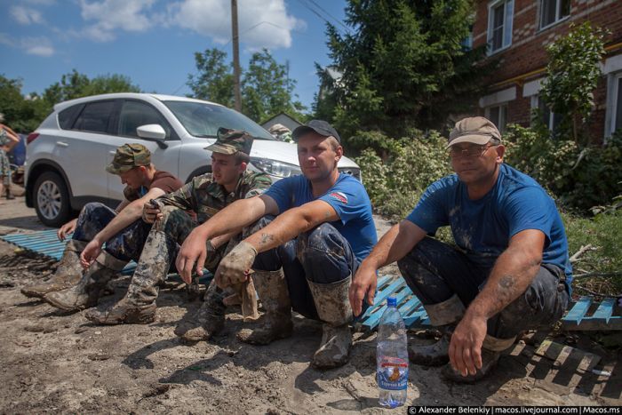 Крымск после наводнения