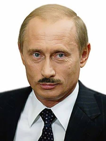 Усатый Путин