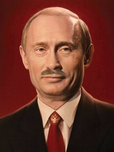 Усатый Путин