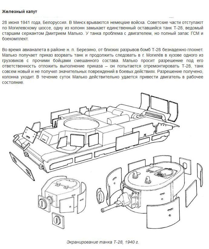 Героический подвиг экипажа танка Т-28