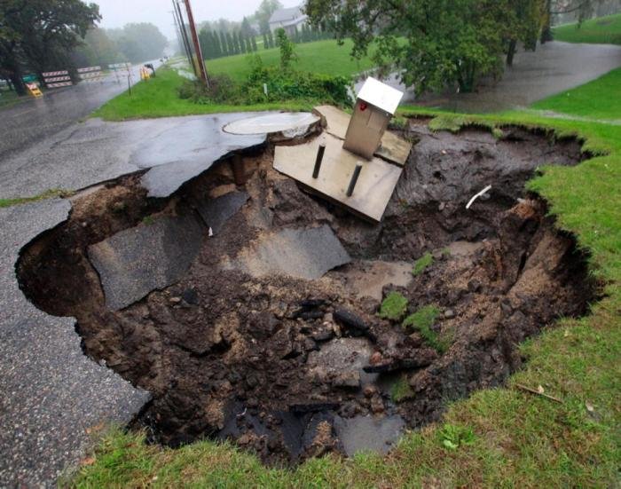 Фотографии жутких провалов с разных уголков планеты