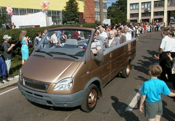 Кабриолет из Российских автомобилей (29 фото)