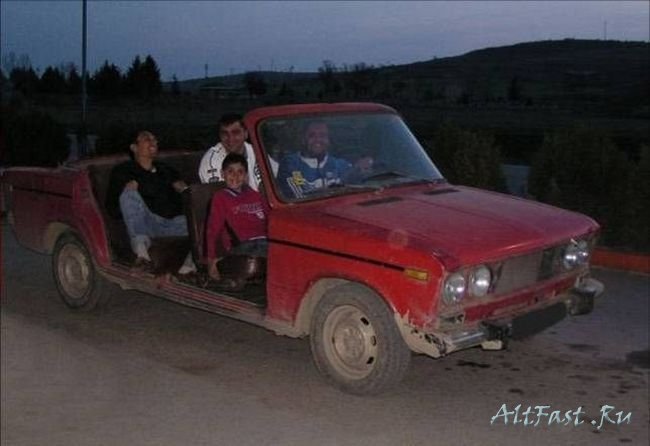 Кабриолет из Российских автомобилей (29 фото)